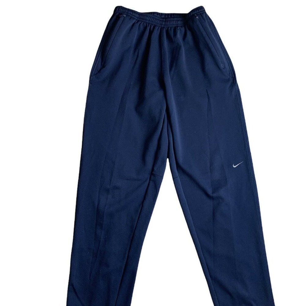 Nike Dri-Fit Navy Soccer Training Warm-Up Joggers Track Pants Sweatpants Size S